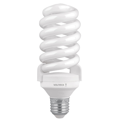 Lámpara 28 W, espiral, luz día, T4, en blister, Volteck