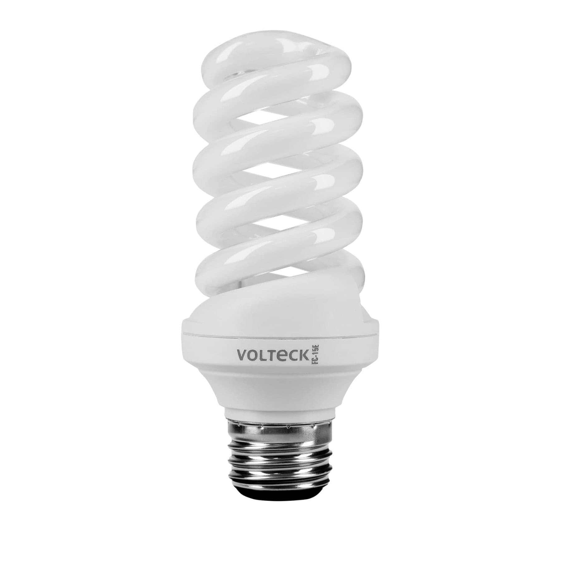 Lámpara 15W, espiral, luz cálida, T4, en blister, Volteck