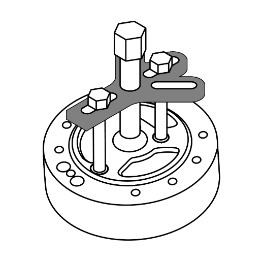 Juego de extractor tipo pata de gallo con 15 piezas