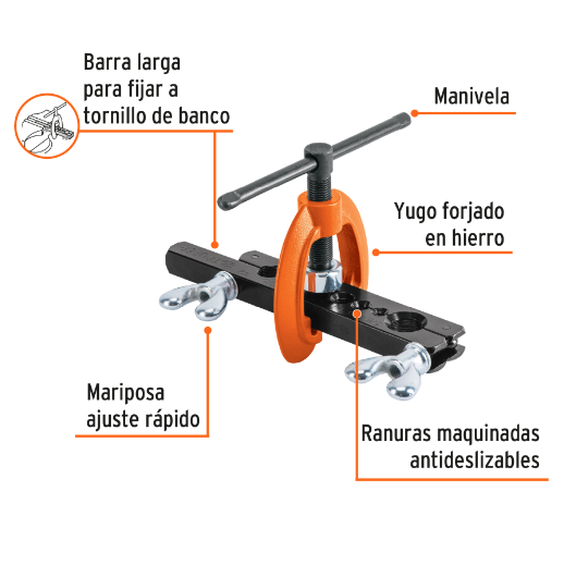 Juego de avellanador, 3/16" a 5/8", 2 piezas