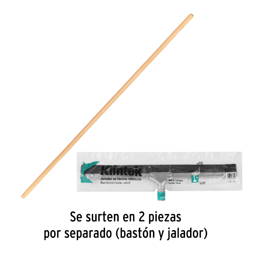 Jalador de plástico con base de aluminio, 50 cm