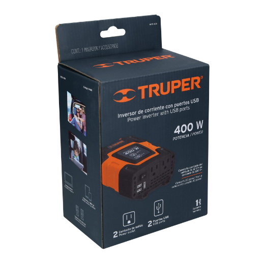 Inversor de corriente 400 W