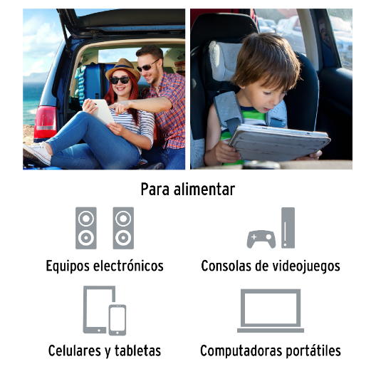 Inversor de corriente 200 W