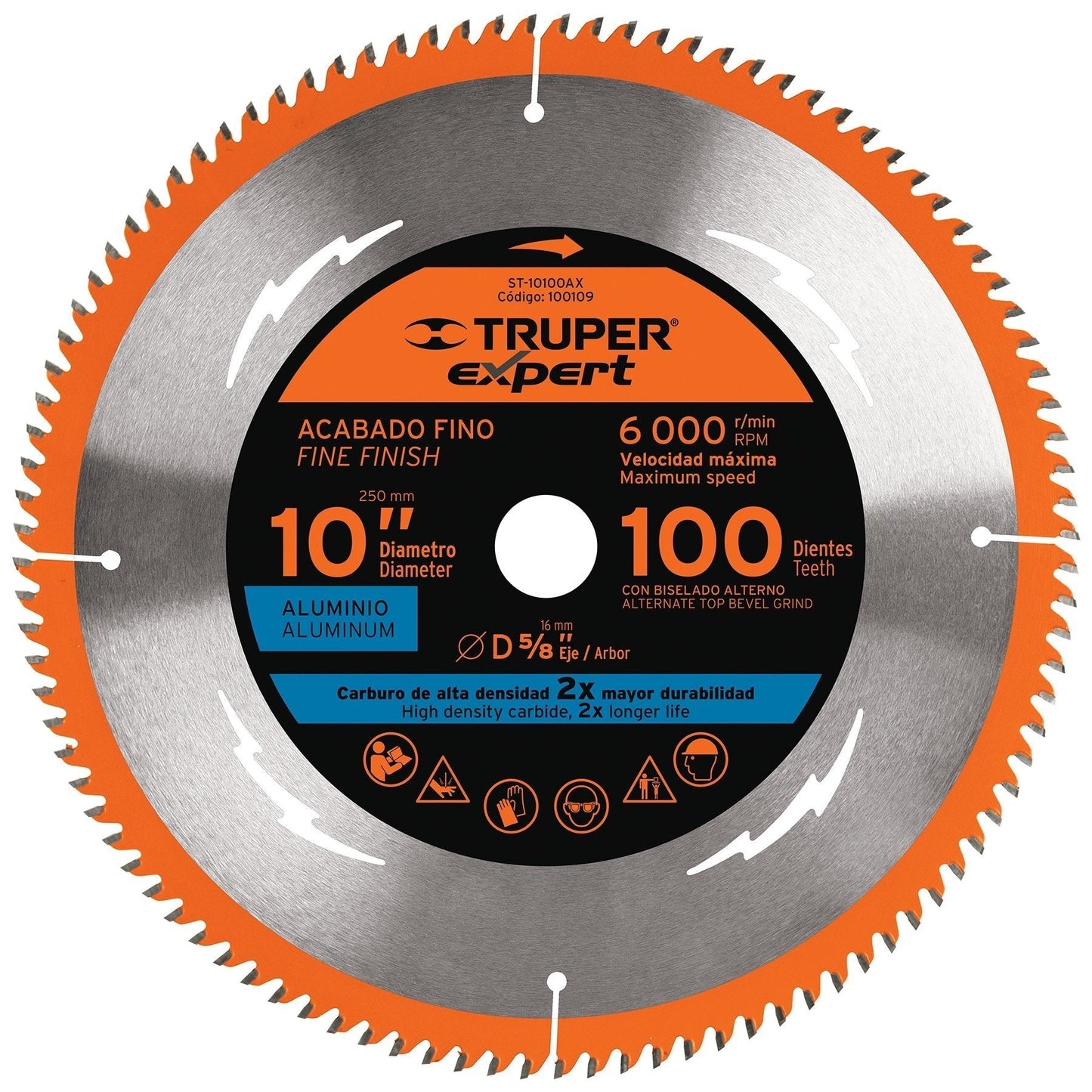 Disco sierra, aluminio 10",100dpp,Expert