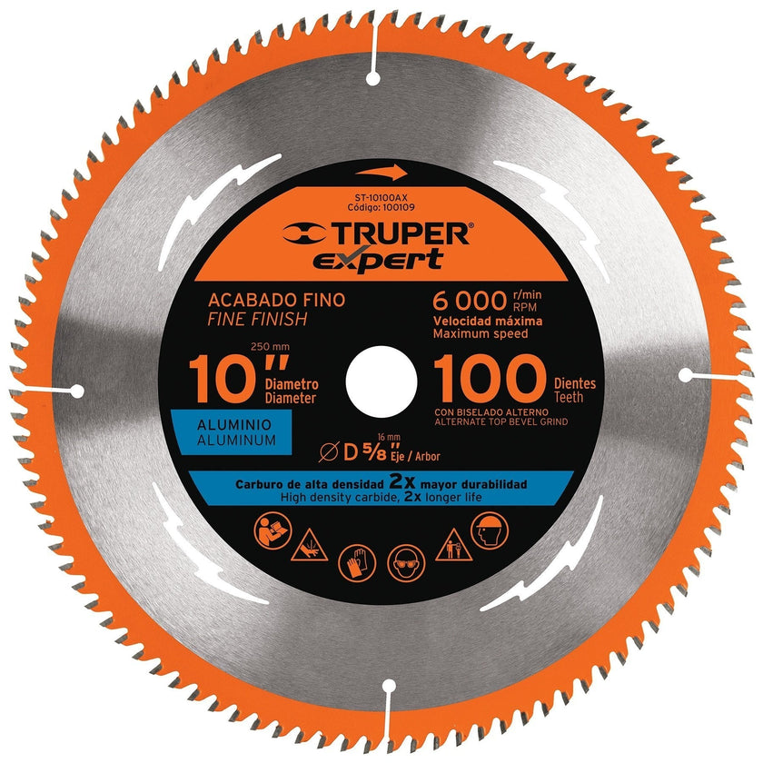 Disco sierra, aluminio 10",100dpp,Expert