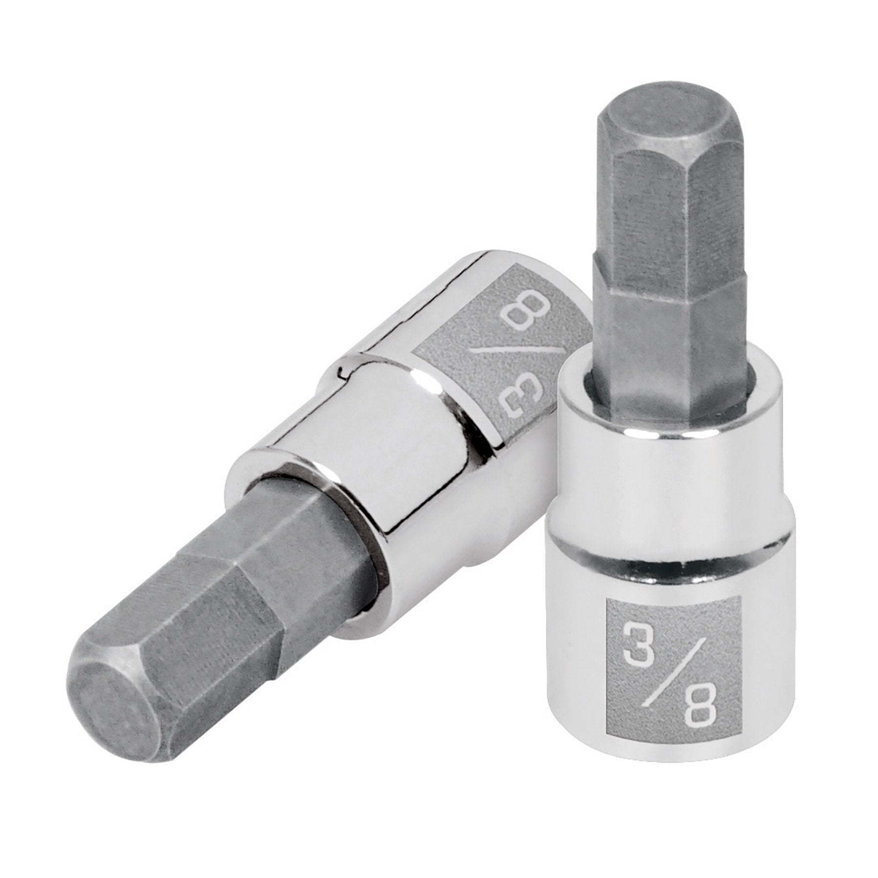 Dados de punta hexagonal, cuadro 3/8" de 3/8"