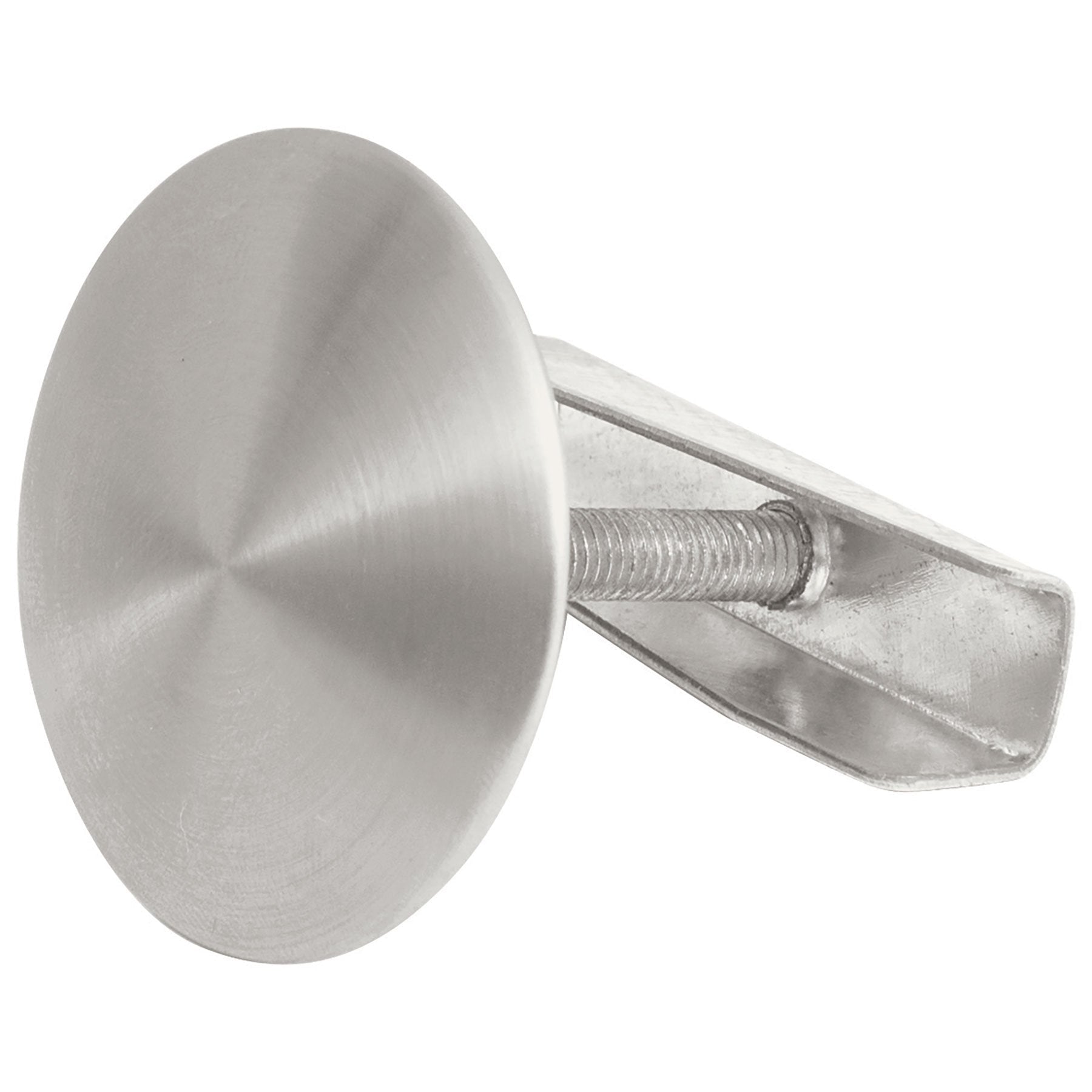 Cubretaladro de acero inoxidable, satinado, 44 mm