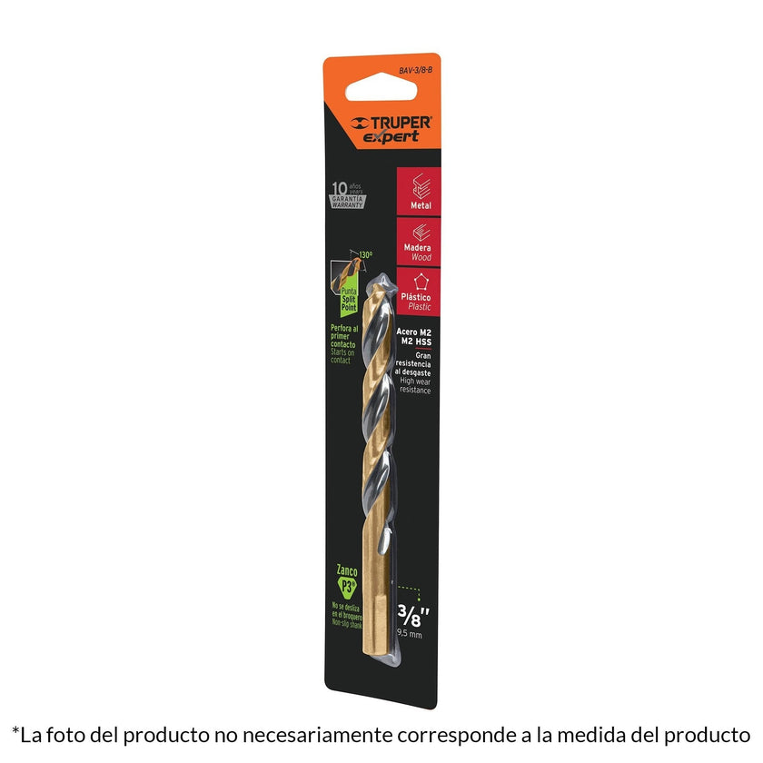 Broca de alta velocidad 3/32" en blister