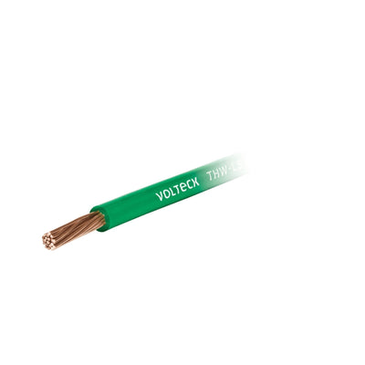 Cable THHW-LS, 12 AWG, color verde rollo 100 m