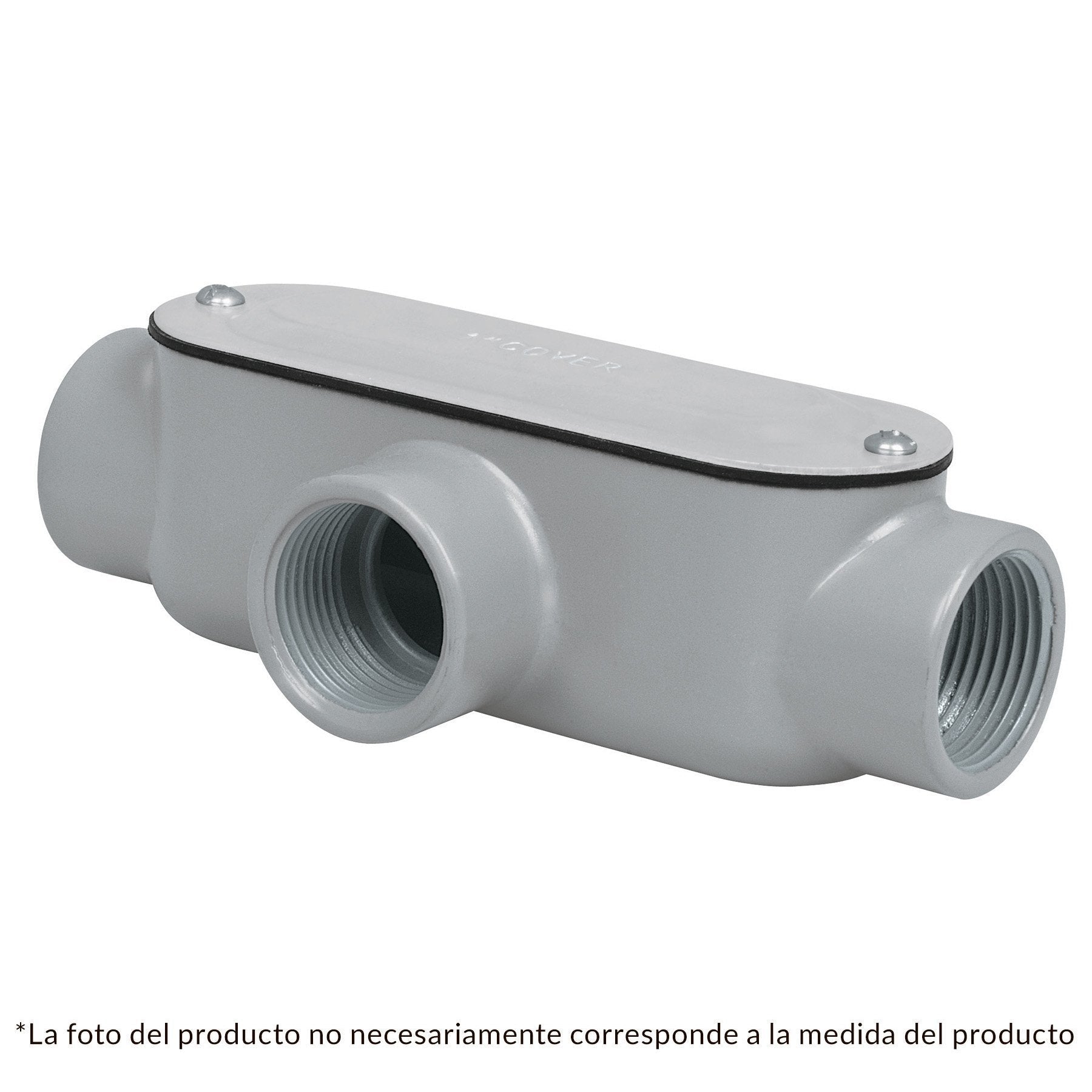 Condulet 1/2" conexión tipo T, Volteck