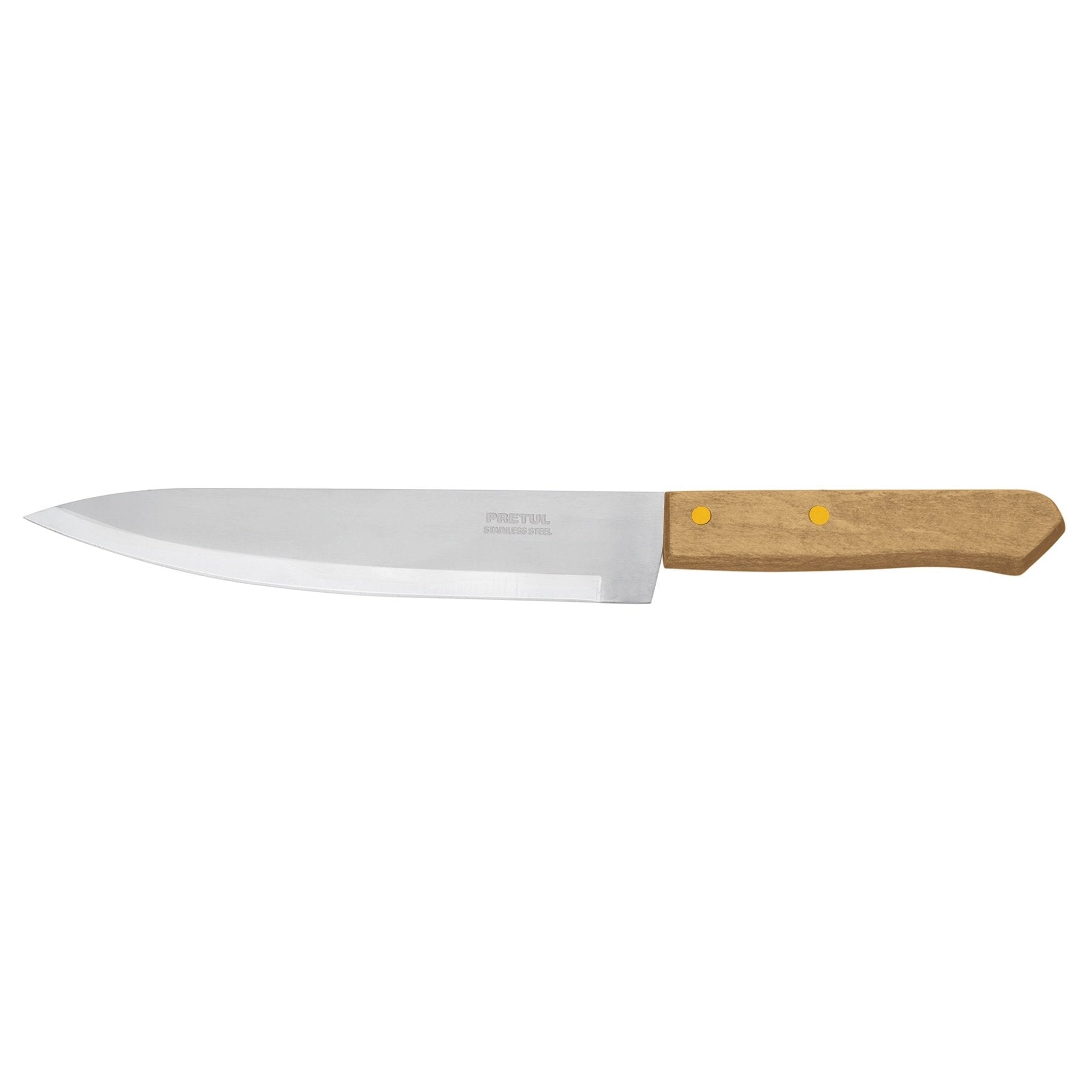 Cuchillo de chef, mango madera, 8"