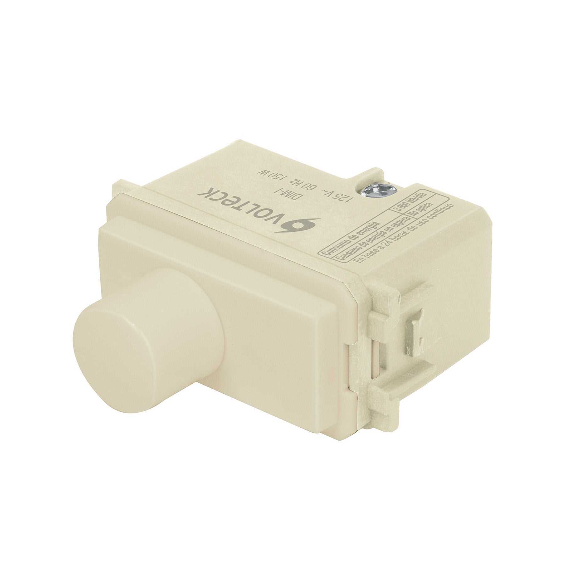 Dimmer giratorio, línea Italiana, marfil