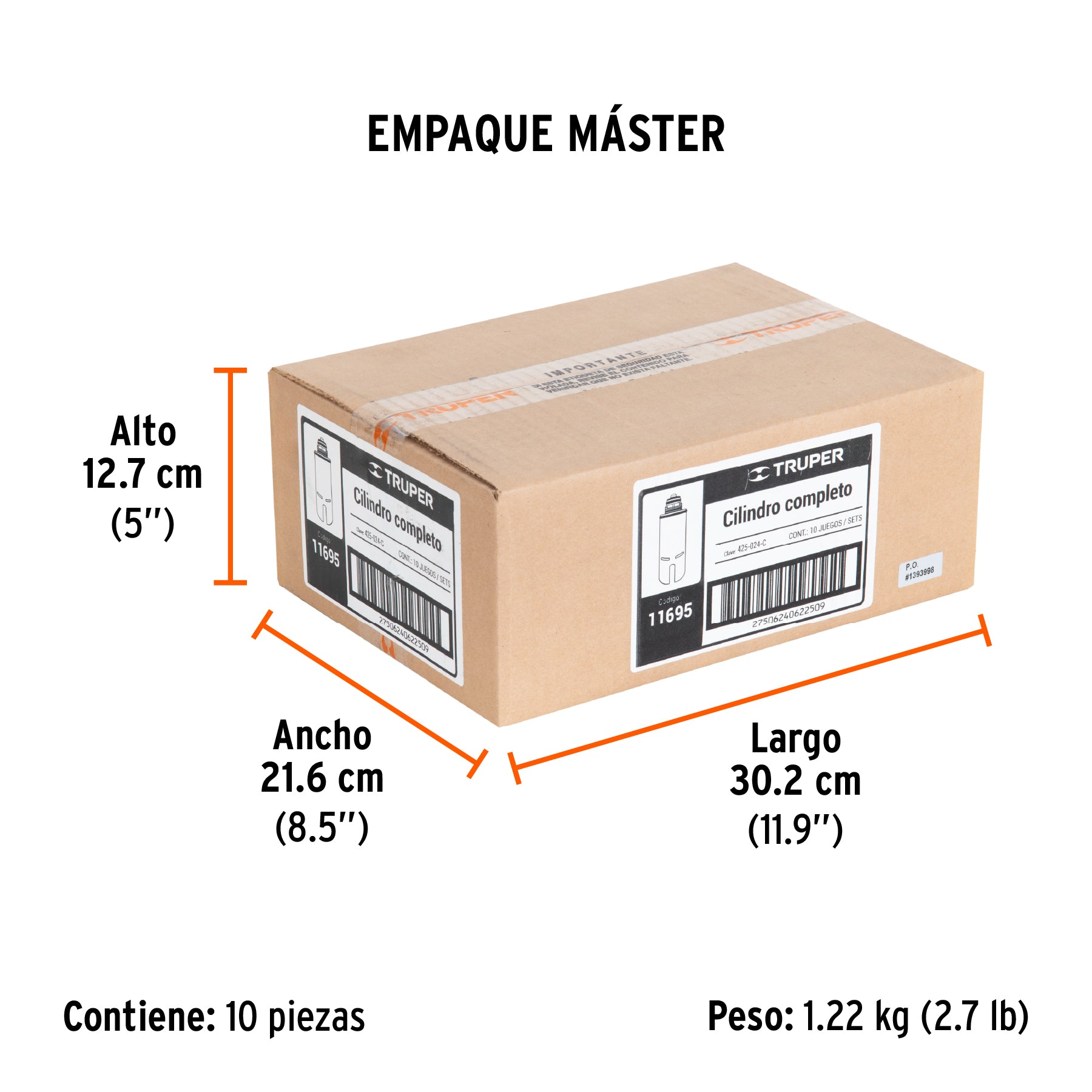 Cilindro completo para fumigadora FM-425