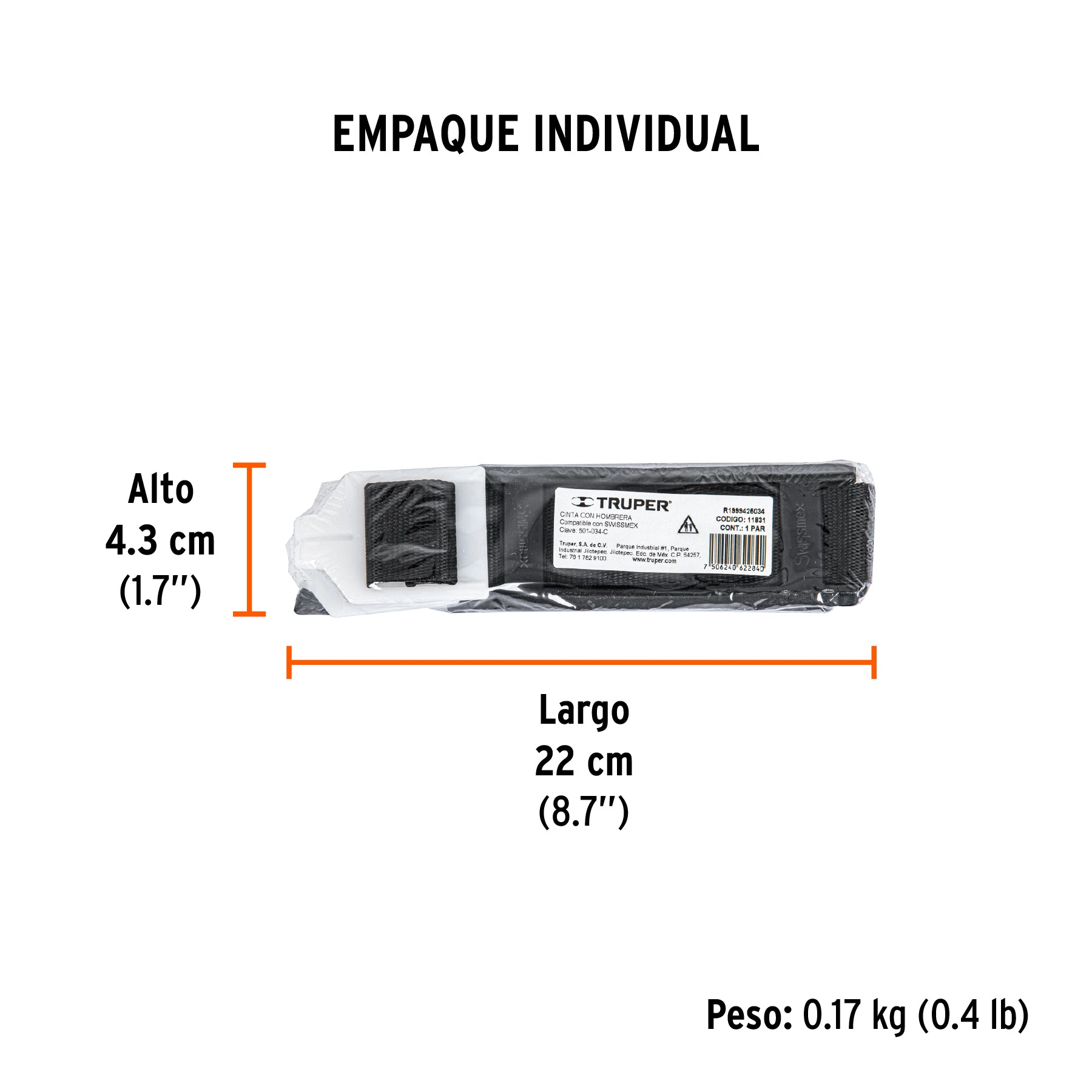 Cinta completa con hombreras para fumigadora FM-425