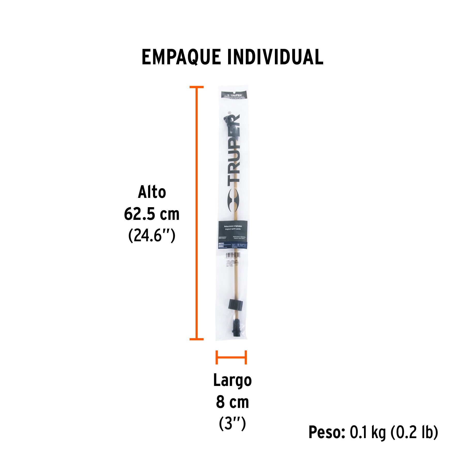 Tubo rociador 500 mm para fumigadora FM-425