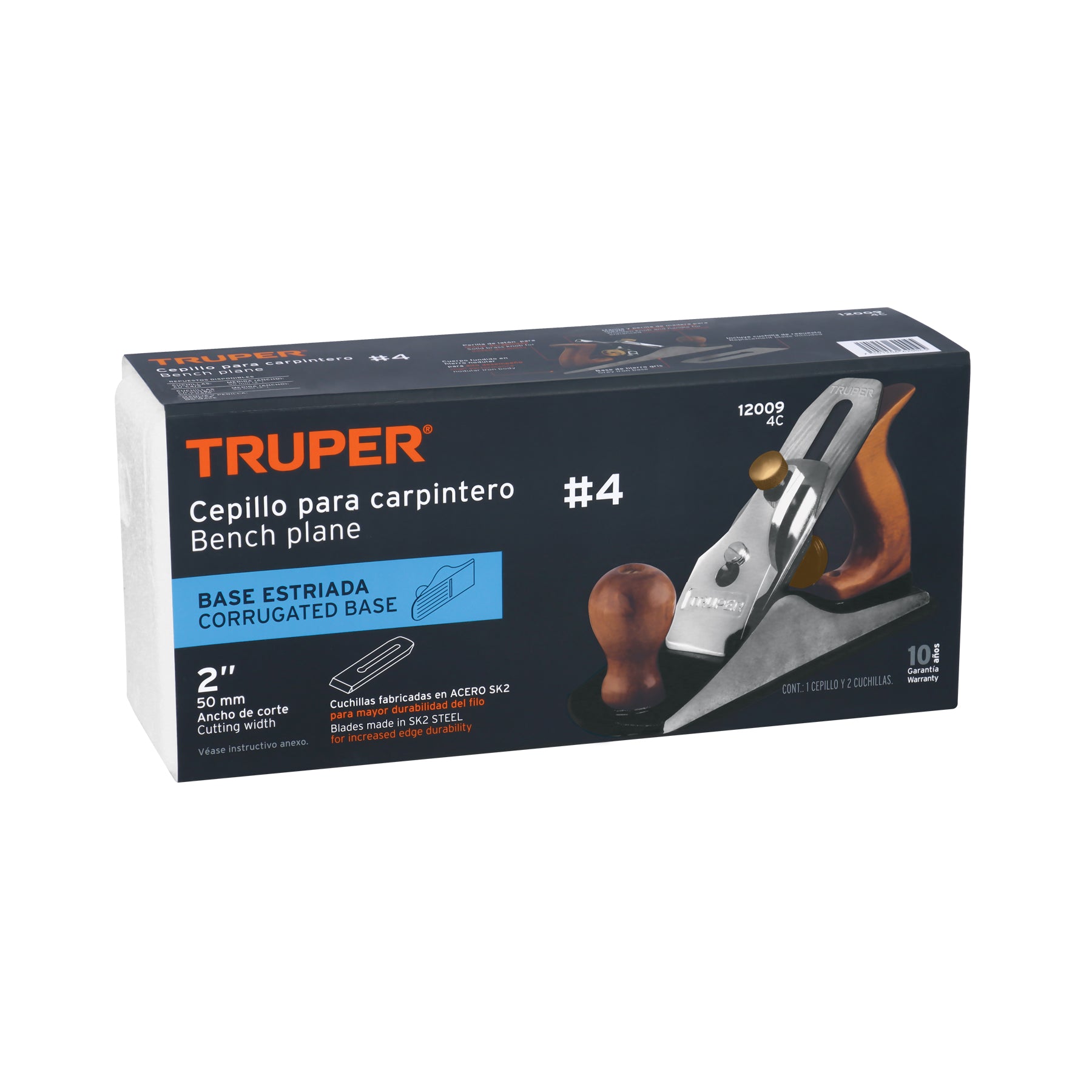 Cepillo para carpintero # 4, estriado