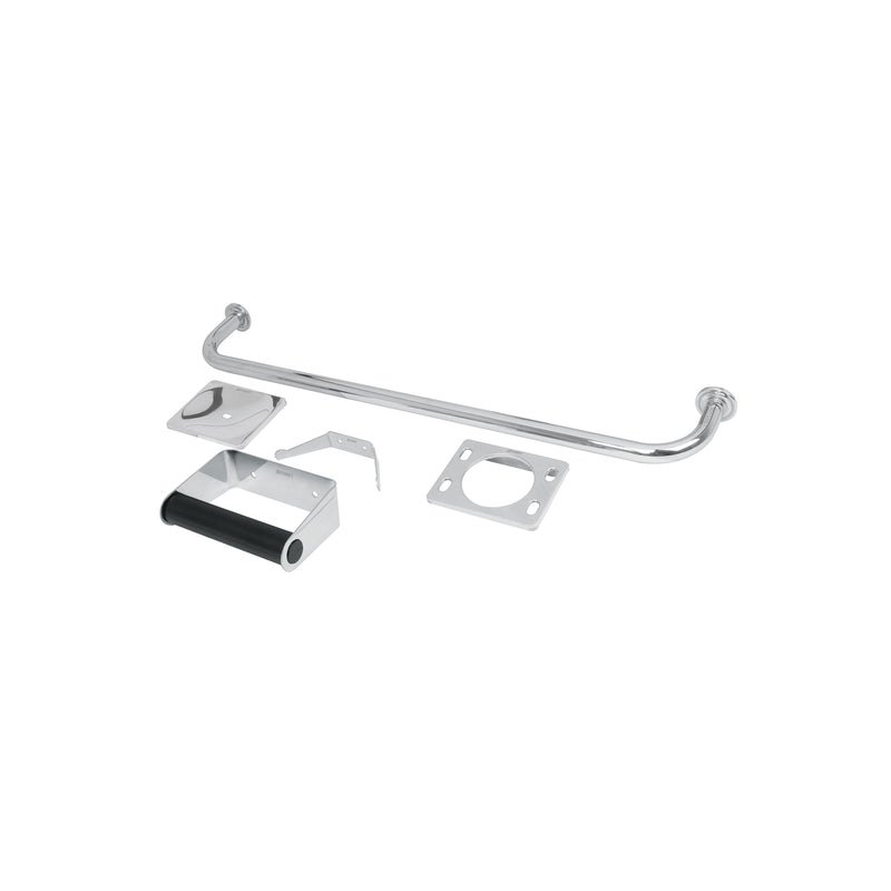 Juego accesorios baño, 5 piezas, basic