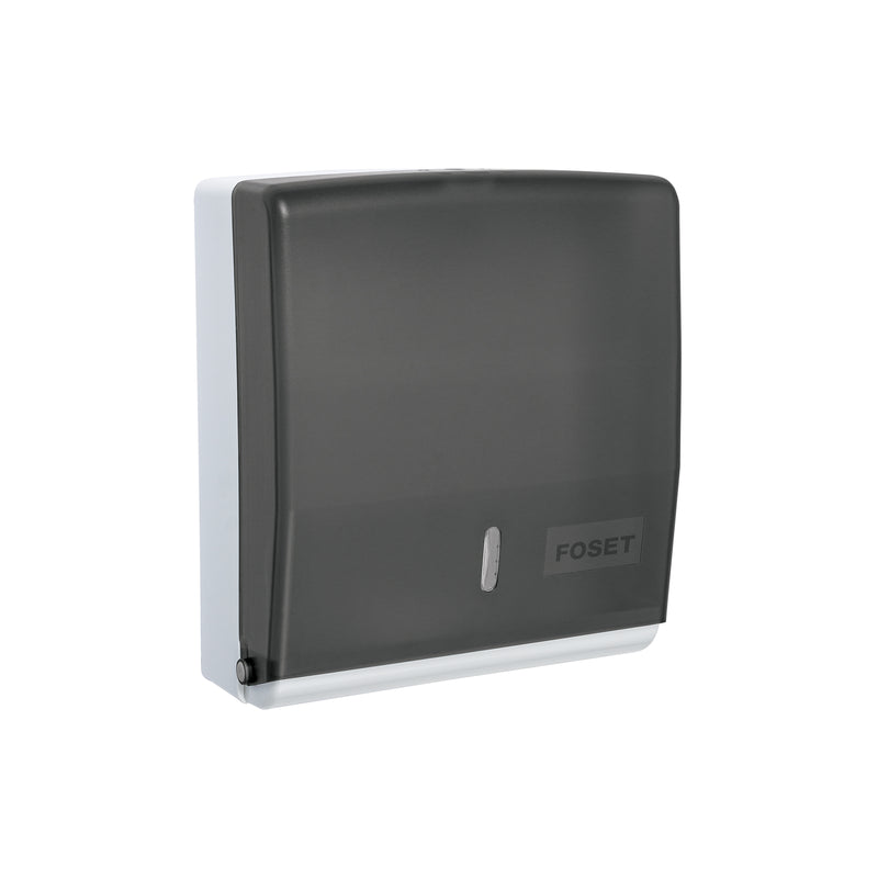 Dispensador de ABS para toallas de papel, humo, Foset