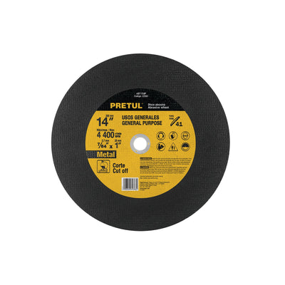 Disco corte metal, Tipo 41, 14" , usos generales, Pretul