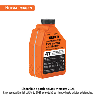 Aceite para motor de cuatro tiempos, 16 oz