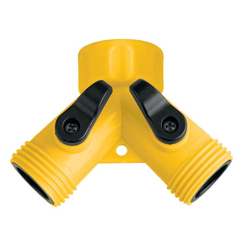 Conector "y" plástico, entrada 3/4", pretul