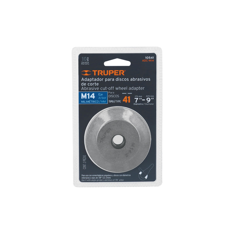 Adaptador para discos tipo 41 rosca milimétrica M14-2.0 mm