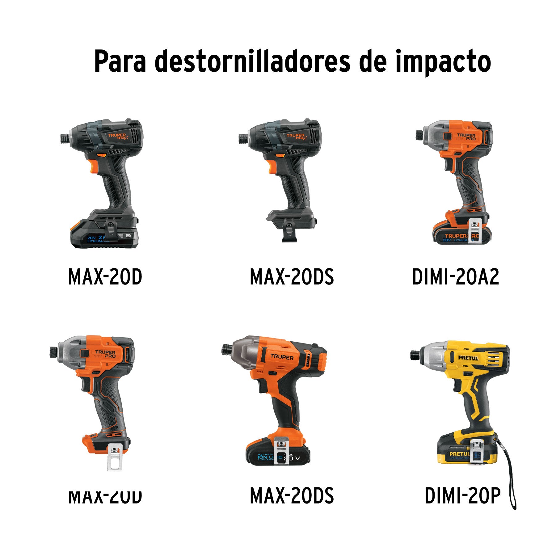 Adaptador p/destornilladores de impacto, porta puntas 1/4'