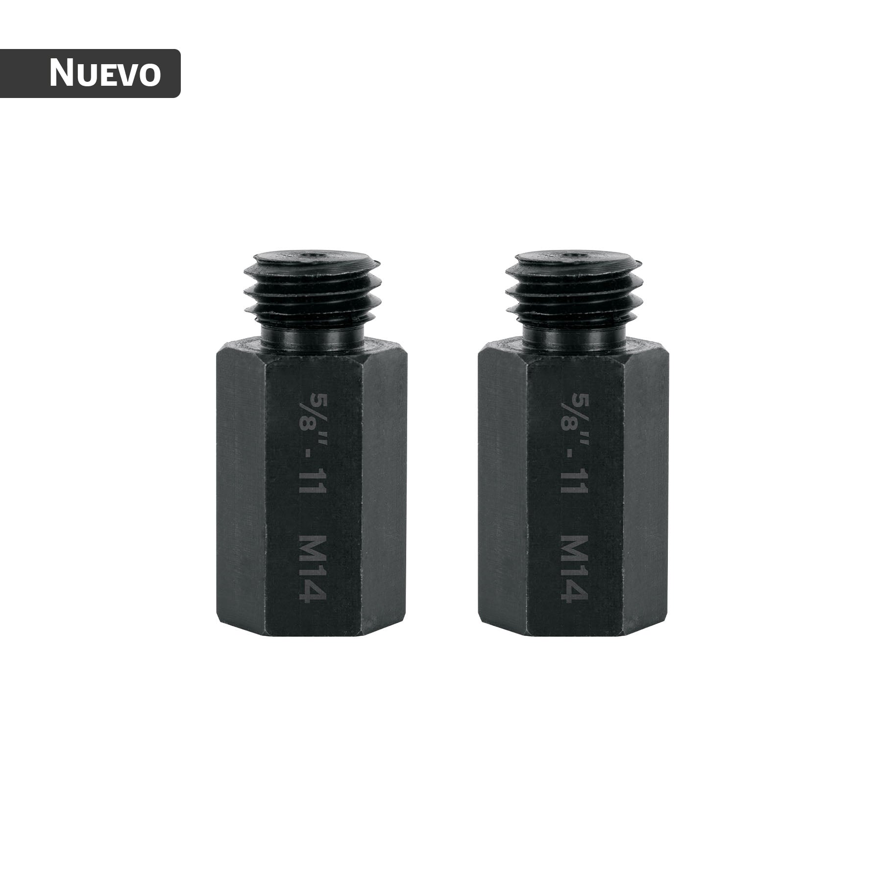 Adaptadores para pulidoras 5/8' a 5/8', 2 piezas, TRUPER