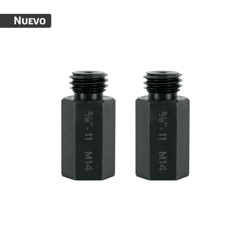 Adaptadores para pulidoras 5/8' a 5/8', 2 piezas, TRUPER