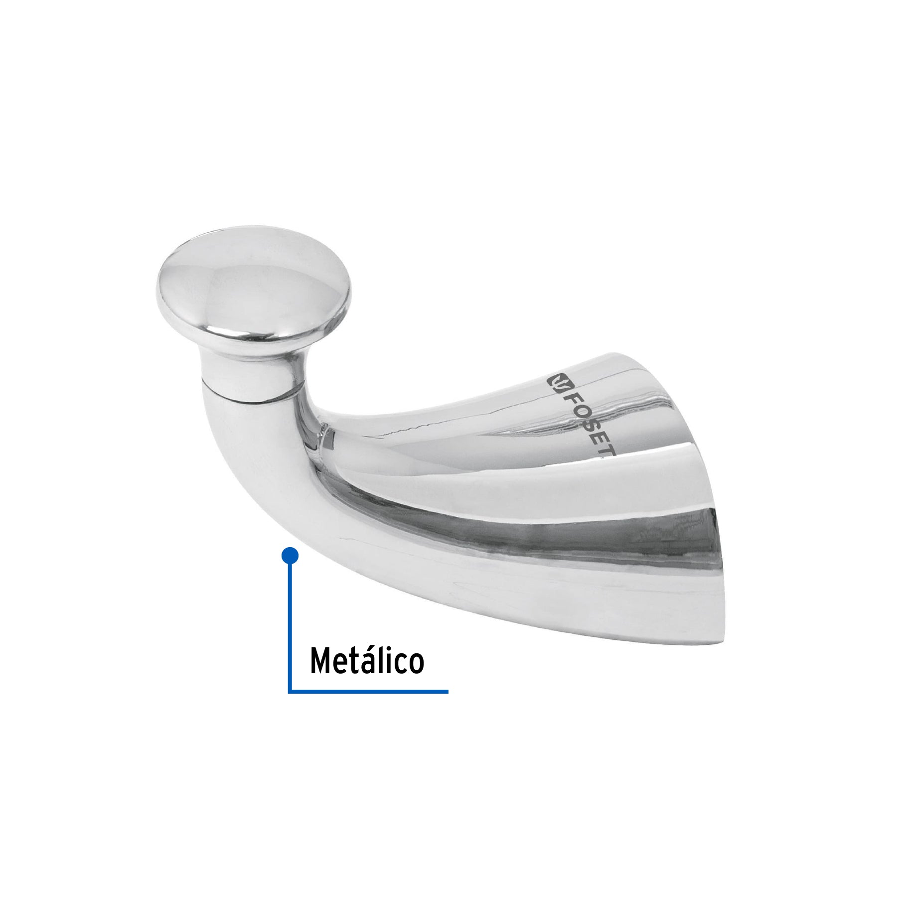 Gancho sencillo para toalla línea Aero