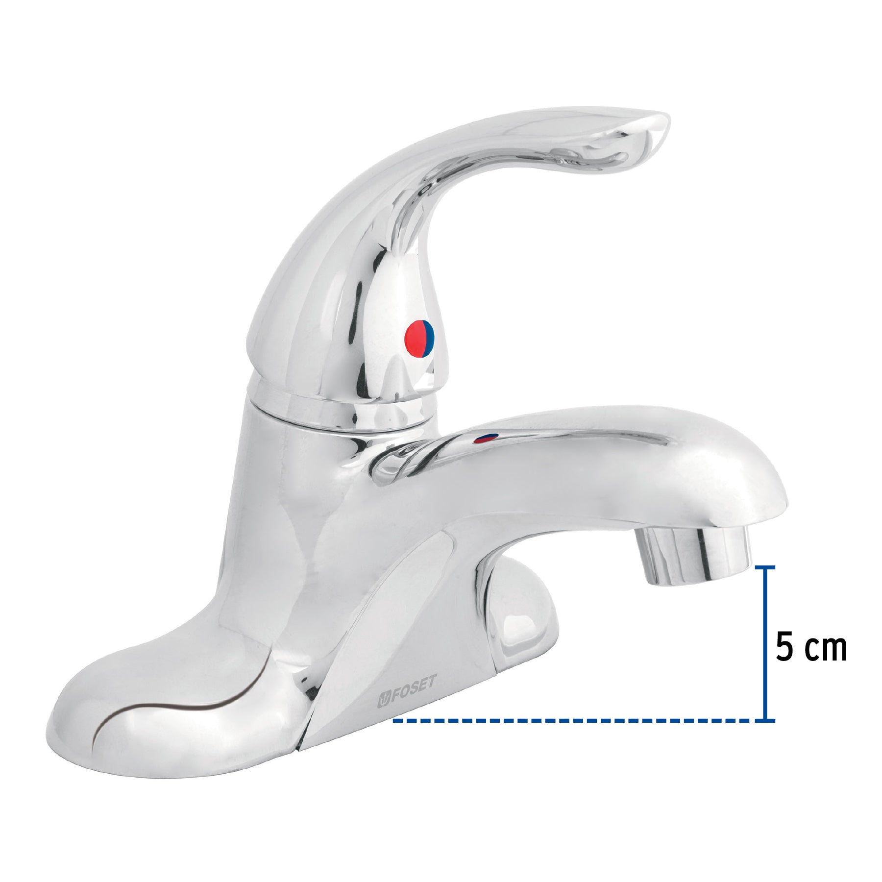Monomando para lavabo de 4", Aero