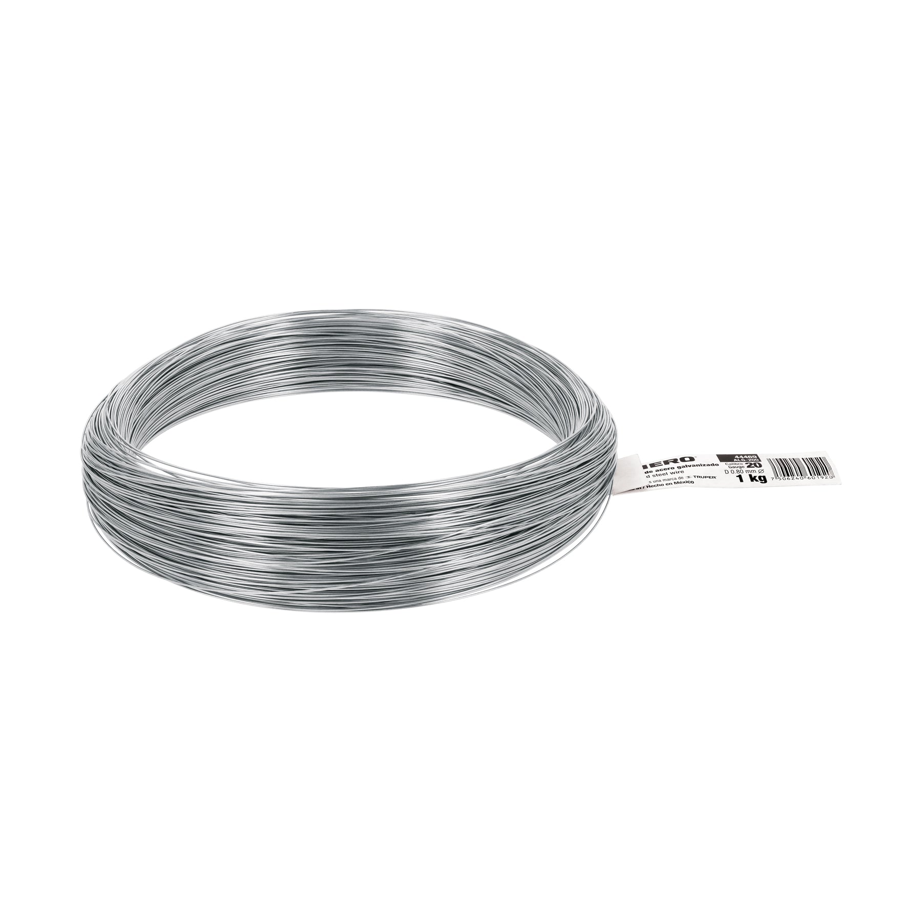 Alambre galvanizado, calibre 20