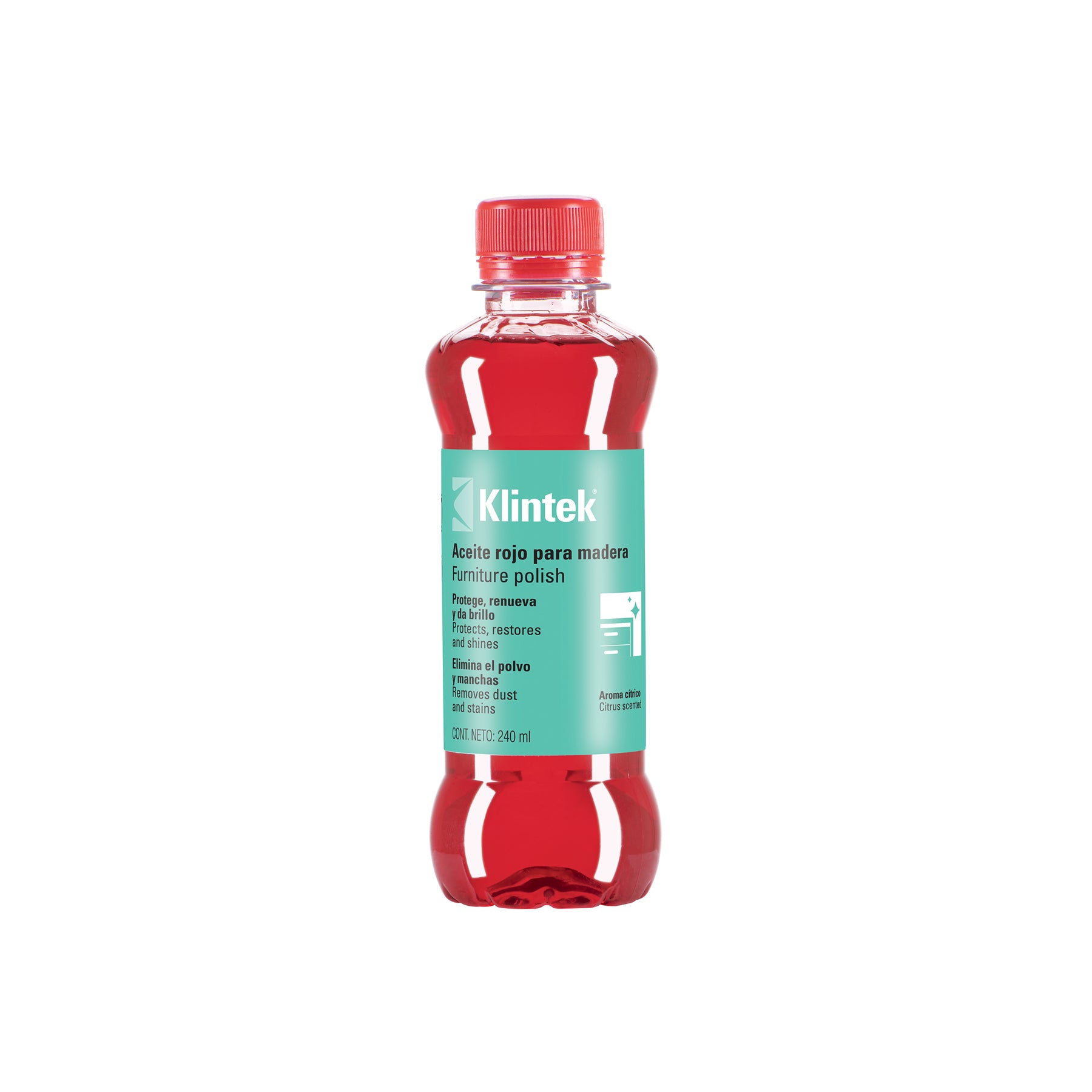 Aceite rojo para muebles 240 ml