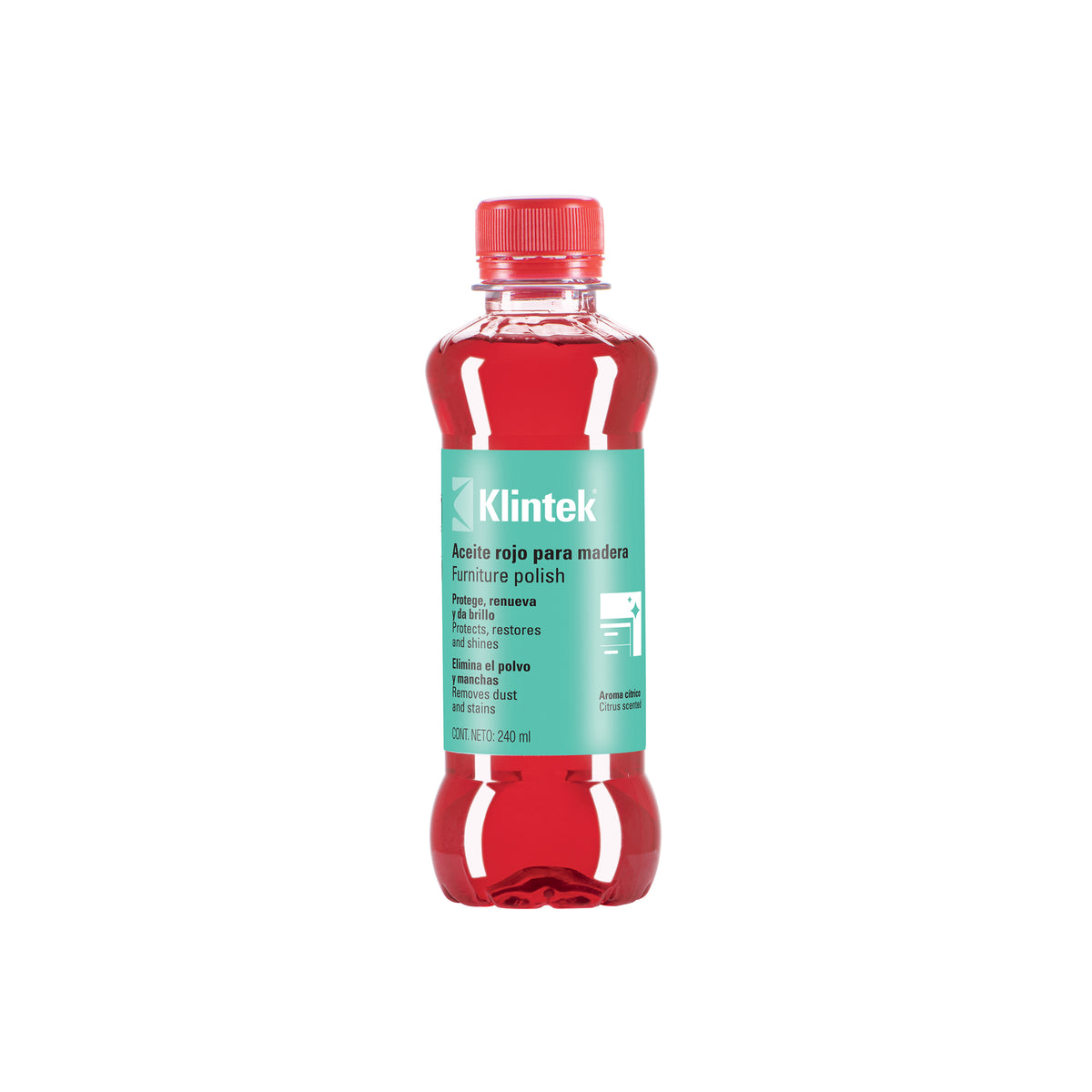 Aceite rojo para muebles 240 ml