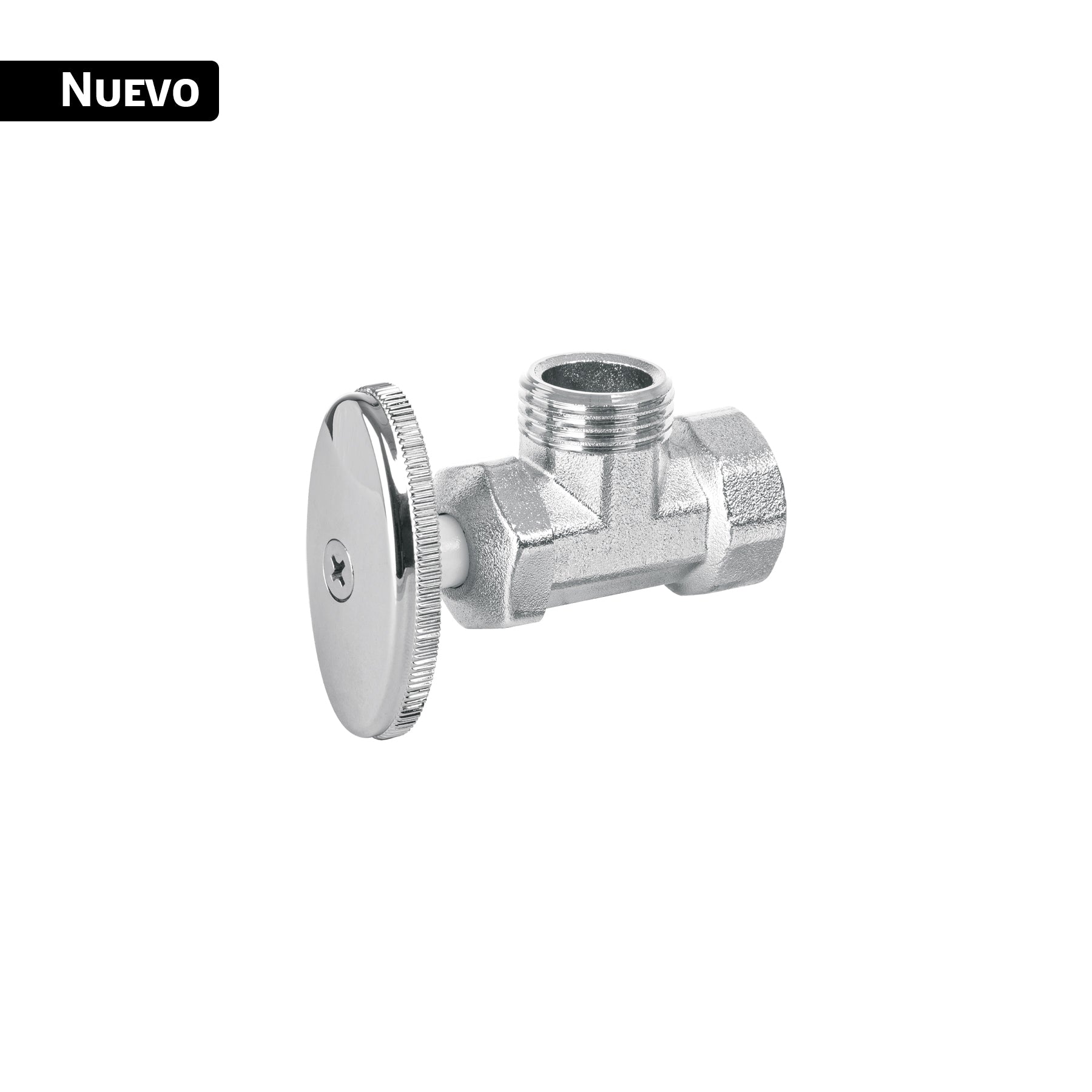 Llave angular de 1/2', de compresión, BASIC