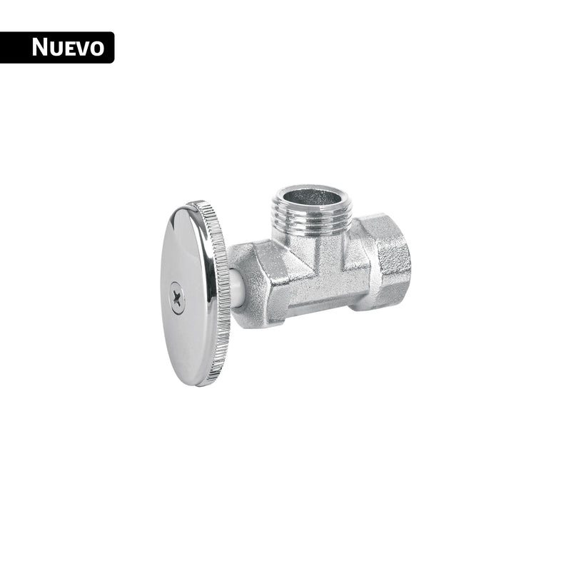 Llave angular de 1/2', de compresión, BASIC
