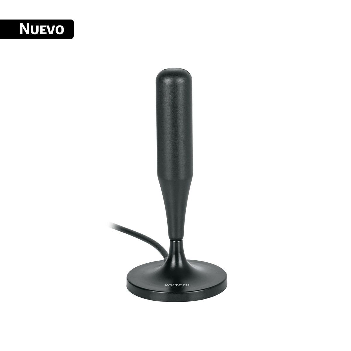 Antena de interior para TV HD, base magnética, 24 dB VOLTECK