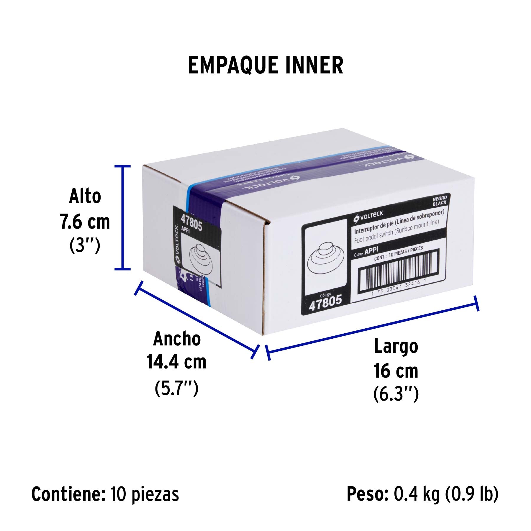 Interruptor de pie, Volteck