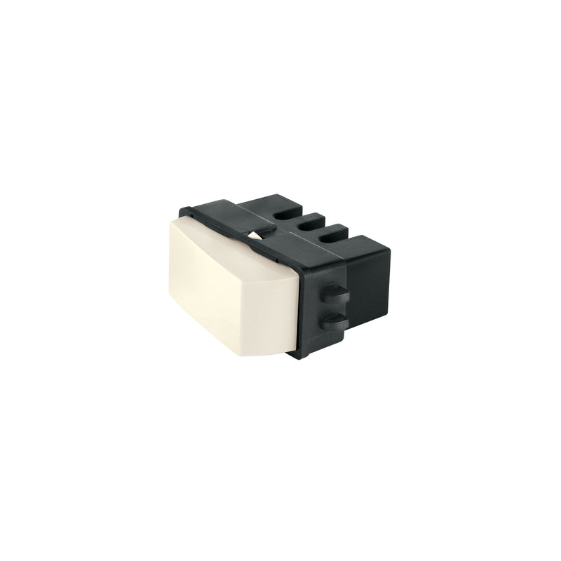 Interruptor de 3 vías, marfil, línea Volteck Basic
