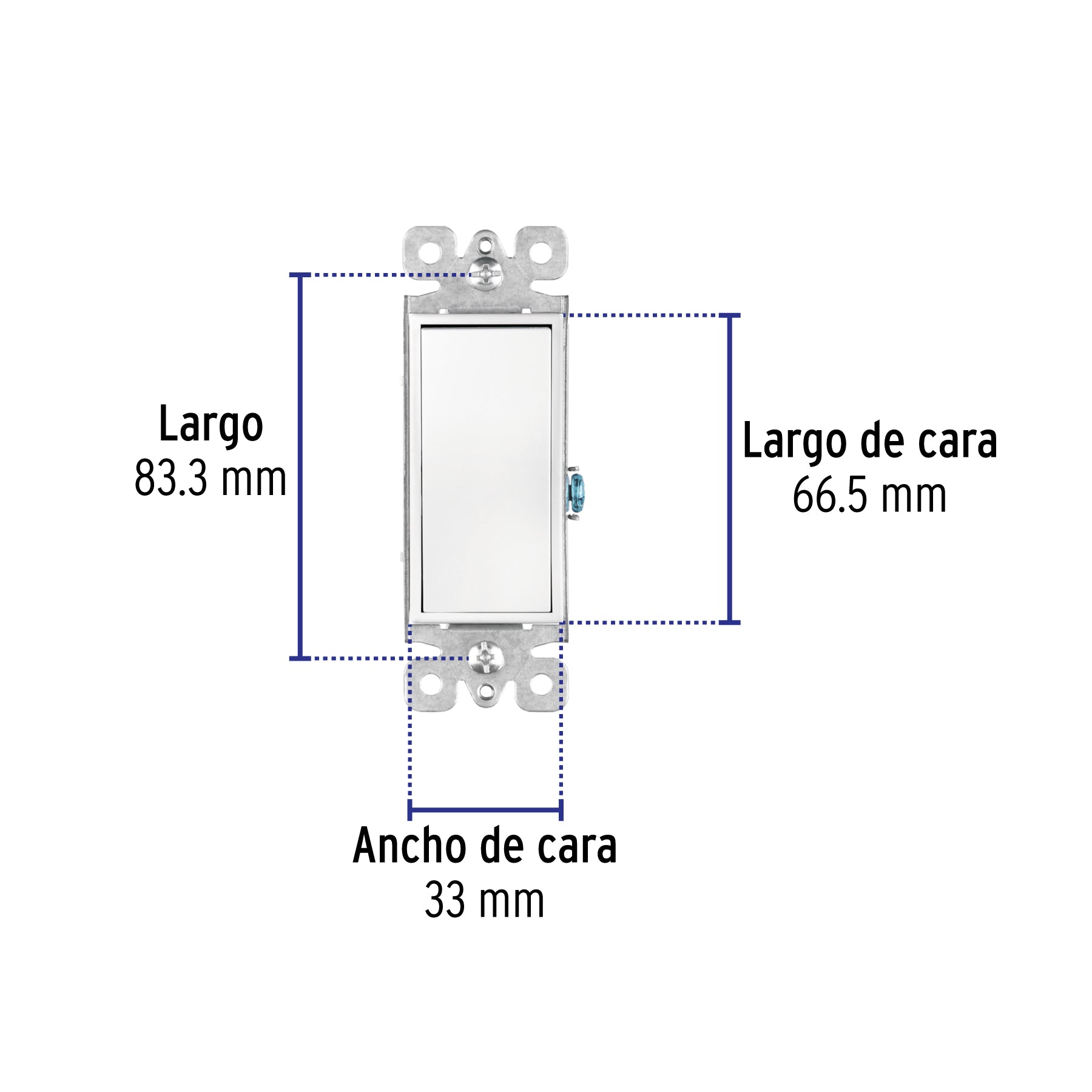 Interruptor sencillo, línea Classc
