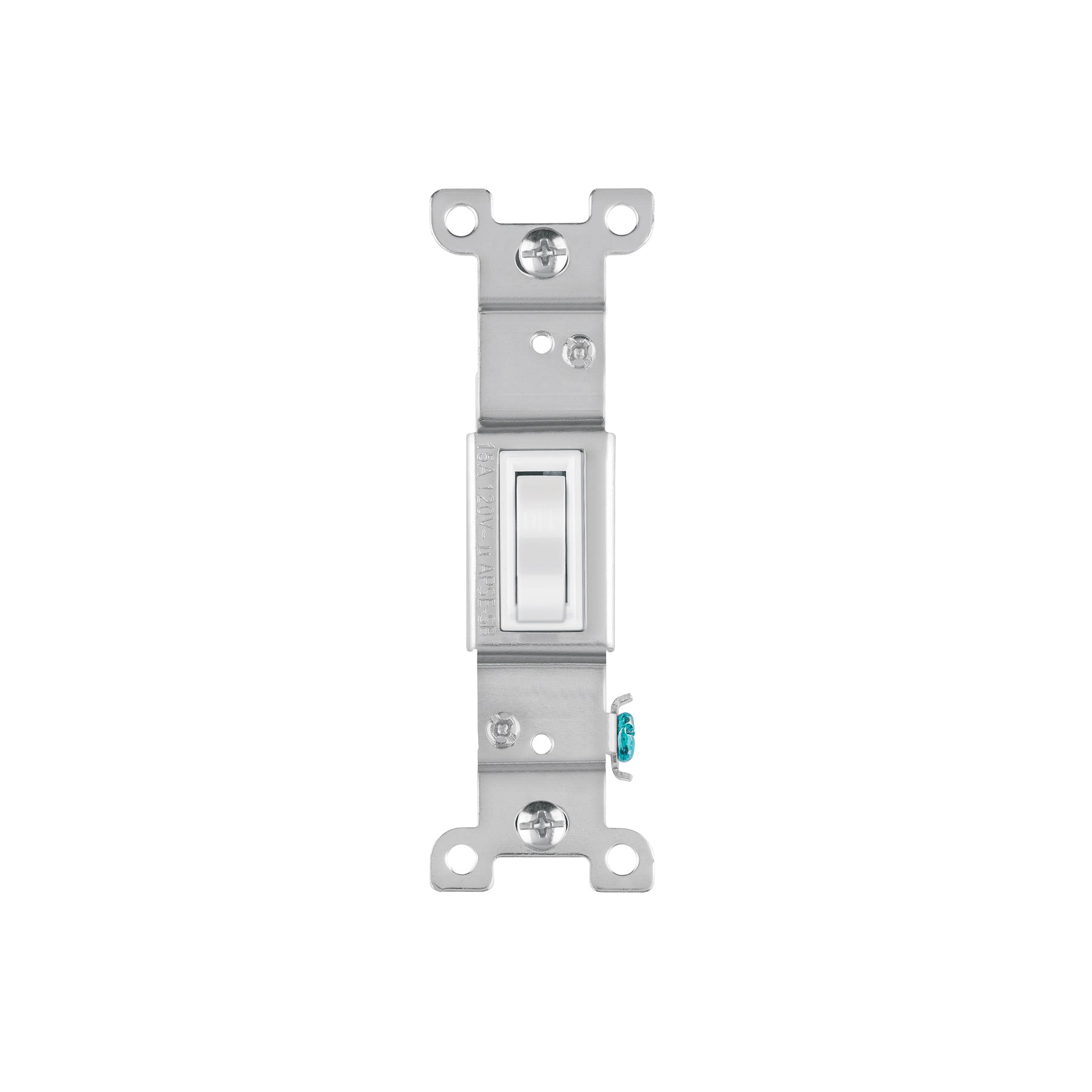Interruptor vertical de palanca, Standard, blanco, Volteck