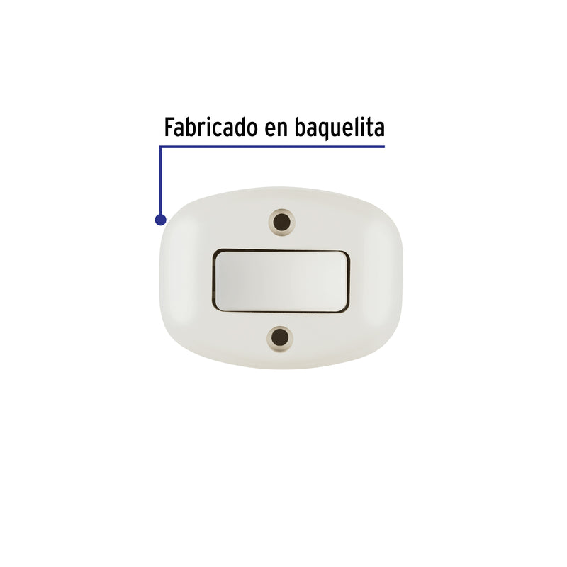 Interruptor de sobreponer sencillo