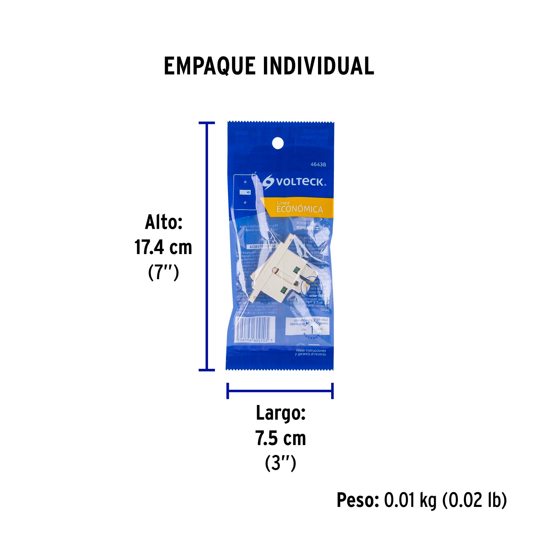 Interruptor para timbre, línea Económica