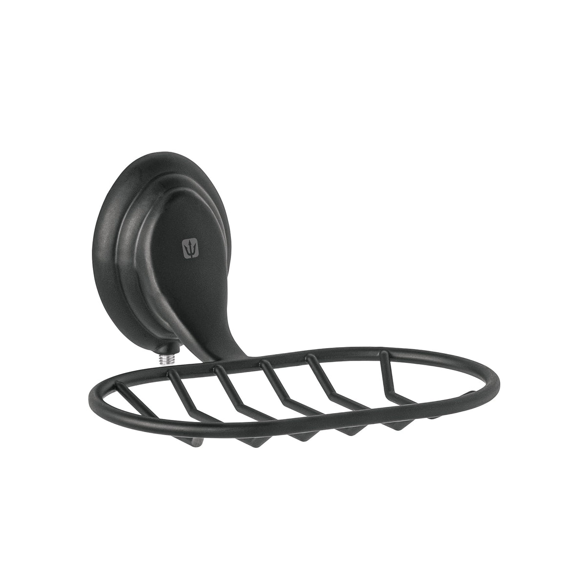 Jabonera metálica negro, Foset Aqua