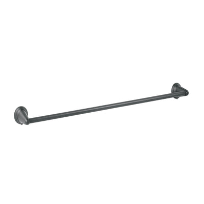 Toallero de barra metálico acabado negro, Foset Aqua