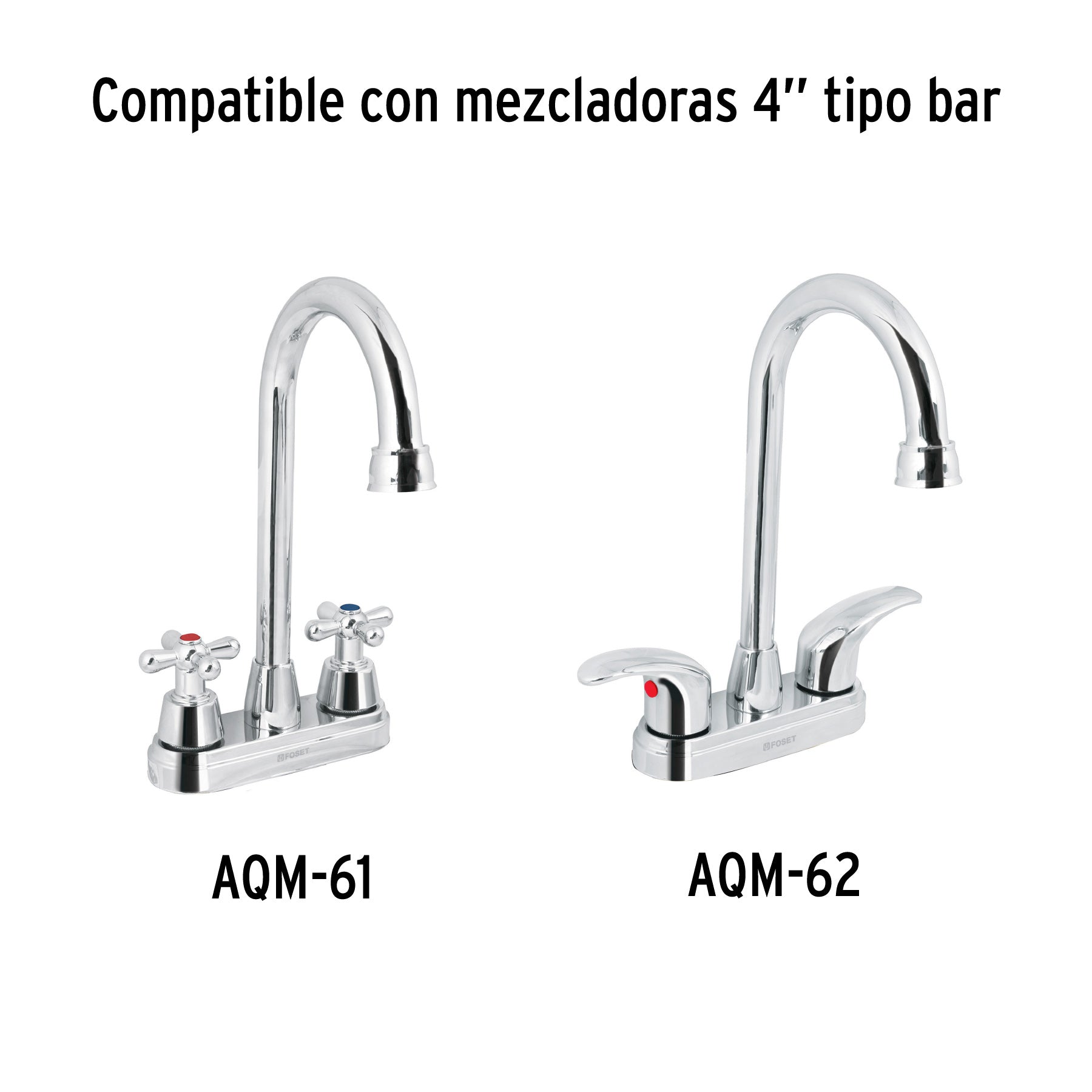 Cuello de repuesto para lavabo, tipo bar, Aqua