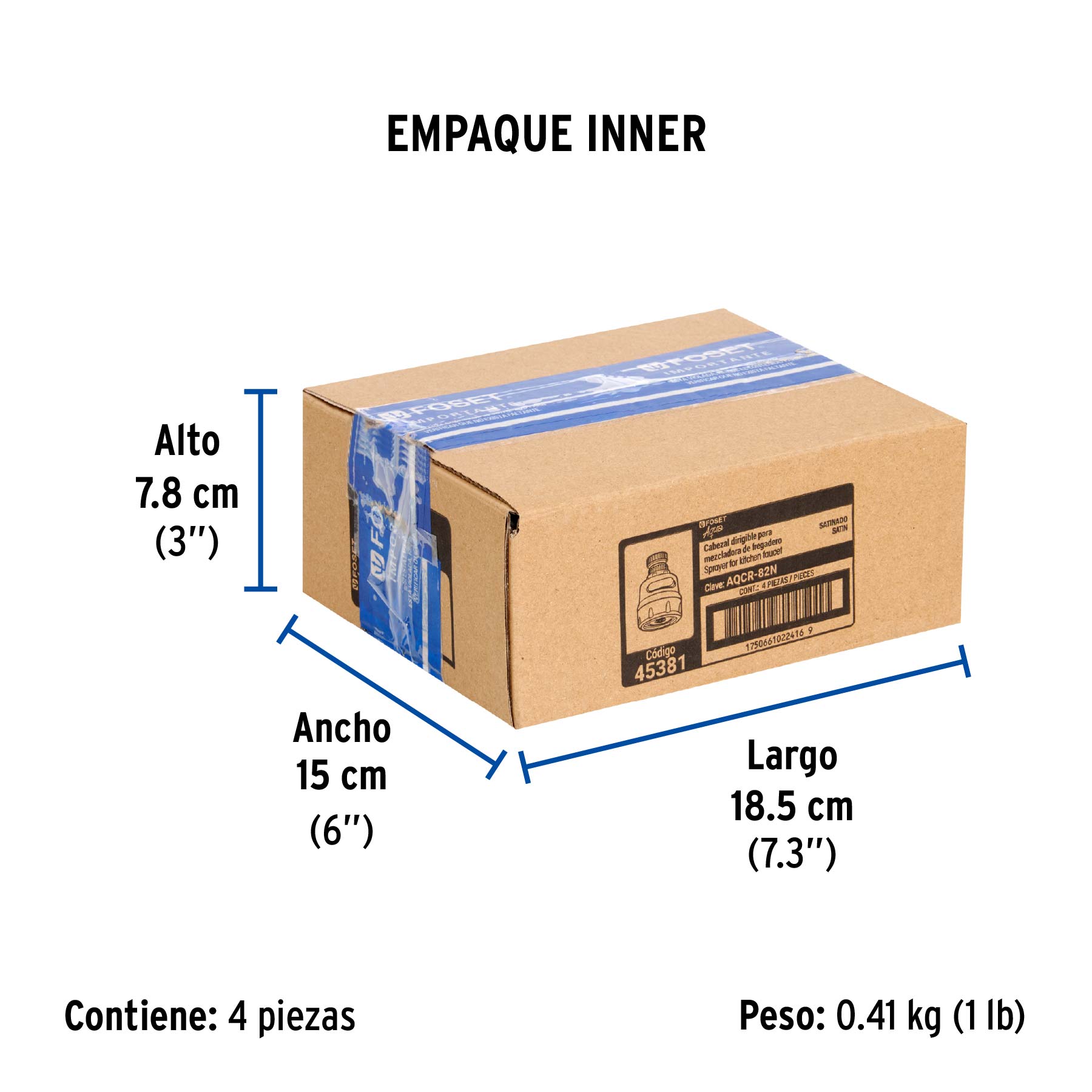 Cabezal dirigible para mezcladora de fregadero, satín, AQUA