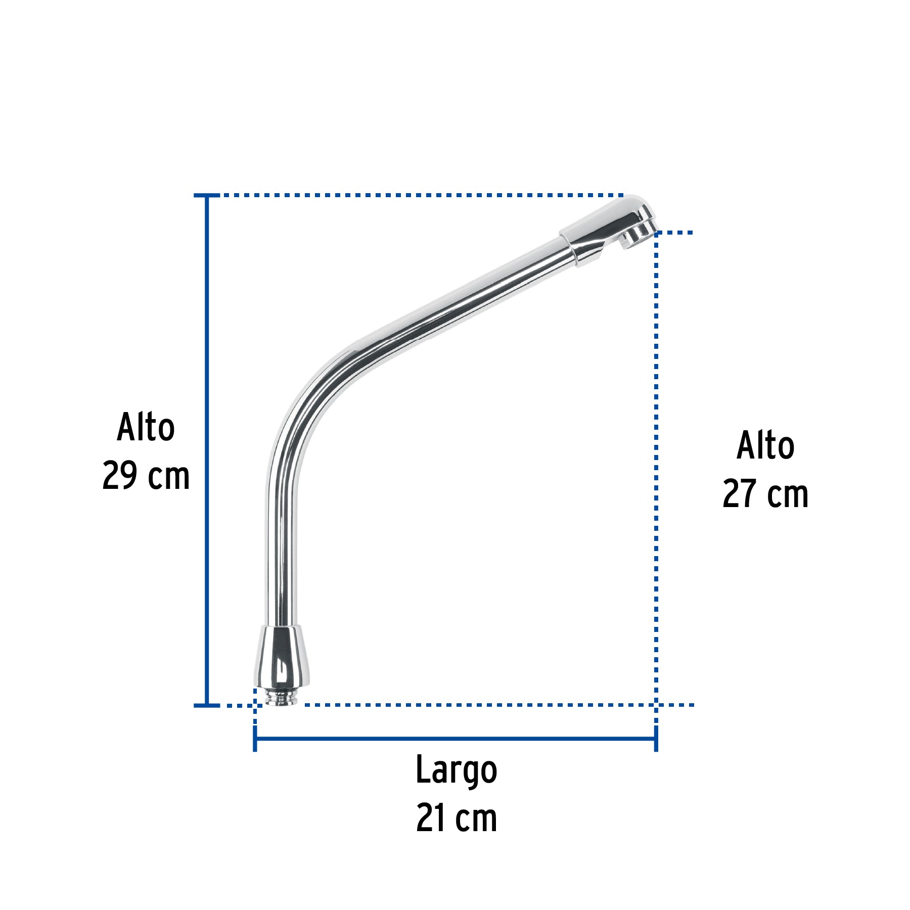 Cuello tipo cobra para mezcladora de fregadero, Foset