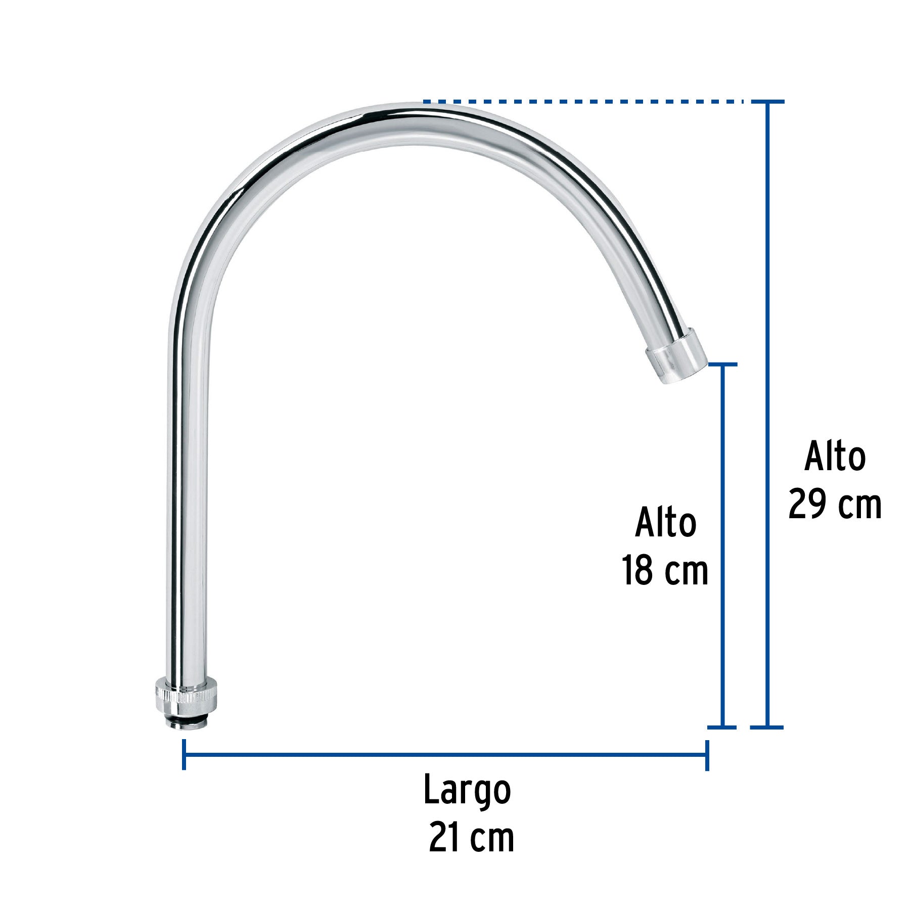 Cuello para mezcladora de fregadero AQCR-93, Foset