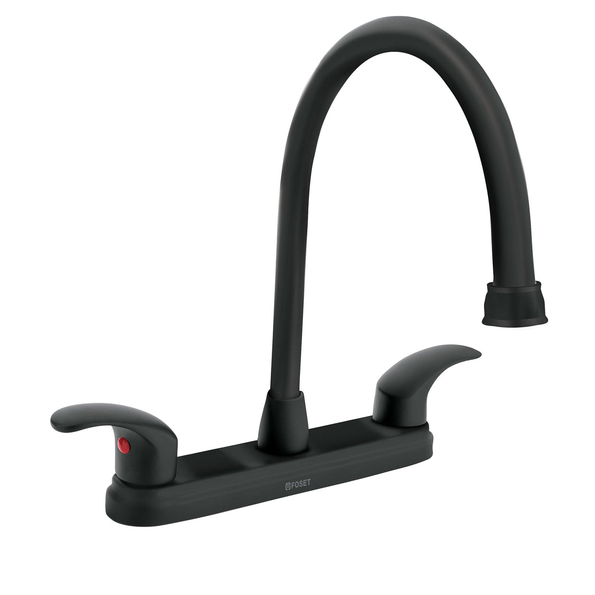 Mezcladora para fregadero, manerales palanca, negro, Aqua